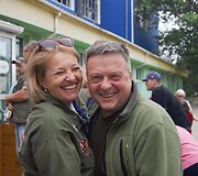 Savanorė Natalija ir mūsų komandos narys Artūras