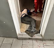 Rusijos atakos prie&scaron; Chersono komunalinių paslaugų įmonę pasekmės