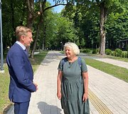 Klaipėdoje atidarytas Skulptūrų parkas