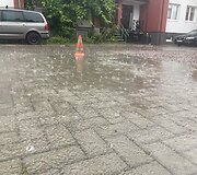 Penktadienio dieną &Scaron;ventąją užklupo neprognozuota liūtis