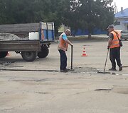 Gatvės remontas Velykij Burluke