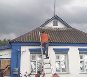 Ap&scaron;audyto namo remontas Velykij Burluke