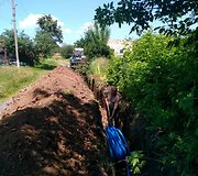 Velykij Burluke atstatomas vandens tiekimas