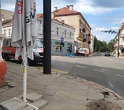 Vilniuje, J.Basanavičiaus ir Pylimo gatvių sankirtoje &ndash; žmogaus kūnas