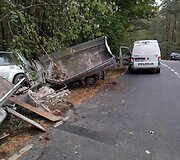 Avarija Vilniuje, Baltosios Vokės gatvėje