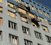 Naujametinę naktį per rusų ataką buvo ap&scaron;audytas Lietuvos garbės konsulatas Chersone
