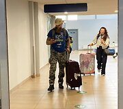 Aurimas Mockus parskrido į Lietuvą