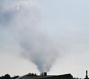Gaisras: dega vagonai su dujomis
