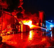 Lenkijoje sudegė gamykla