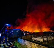 Lenkijoje sudegė gamykla