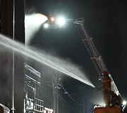 Lenkijoje sudegė gamykla