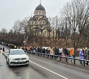 Žurnalistų protesto mitingas prie Seimo