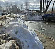 Sniego kalnai Panevėžyje