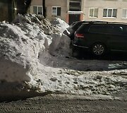 Sniego kalnai Panevėžyje