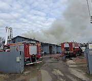 Kauno rajone degė rūkykla