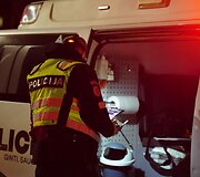 Avarija Panevėžyje: vilkikas apgadino dvi de&scaron;imtis automobilių