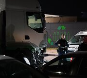 Avarija Panevėžyje: vilkikas apgadino dvi de&scaron;imtis automobilių