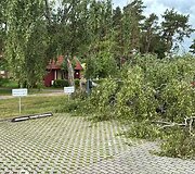 Lietuvoje siaučia audra: 15min skaitytojai dalijasi vaizdais
