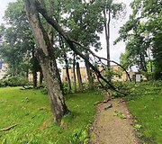 Viesulas nusiaubė Antanavo kaimą Kazlų Rūdos savivaldybėje