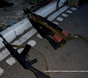 Ukrainos pasienio punktas &bdquo;Marinovka&ldquo; po mū&scaron;io su teroristais