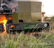 Ukrainos pasienio punktas &bdquo;Marinovka&ldquo; po mū&scaron;io su teroristais