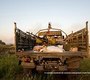 Ukrainos pasienio punktas &bdquo;Marinovka&ldquo; po mū&scaron;io su teroristais