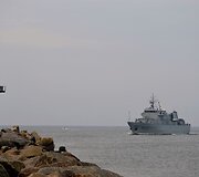 Sekmadienį į Klaipėdos uostą atplaukė Lietuvos karininko vadovaujamas NATO nuolatinės parengties prie&scaron;mininių laivų 1-os grupės junginys