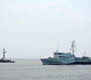 Sekmadienį į Klaipėdos uostą atplaukė Lietuvos karininko vadovaujamas NATO nuolatinės parengties prie&scaron;mininių laivų 1-os grupės junginys