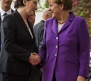Lenkijos premjerės Ewos Kopacz skandalingas vizitas Berlyne