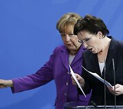 Lenkijos premjerės Ewos Kopacz skandalingas vizitas Berlyne