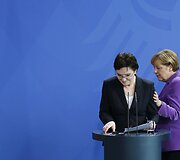 Lenkijos premjerės Ewos Kopacz skandalingas vizitas Berlyne