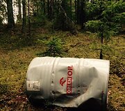 Statybinės atliekos mi&scaron;ke prie Nemenčinės