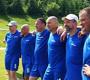 Užventyje (Kelmės r.) jau septintą kartą vyko tarptautinis senjorų futbolo turnyras &bdquo;Užvenčio Taurė 2016&ldquo;