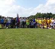 Užventyje (Kelmės r.) jau septintą kartą vyko tarptautinis senjorų futbolo turnyras &bdquo;Užvenčio Taurė 2016&ldquo;