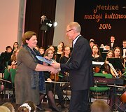 2016 metų mažojoje kultūros sostinėje Merkinėje surengta baigiamoji &scaron;ventė
