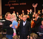 2016 metų mažojoje kultūros sostinėje Merkinėje surengta baigiamoji &scaron;ventė