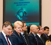 Prezidentė pasveikino žinių ekonomikos lyderius