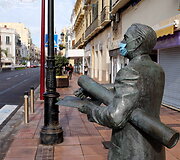 Tu&scaron;čios Madrido gatvės savaitgalį