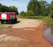 Tauragės urėdijos gaisrinė buvo panirusi po vandeniu