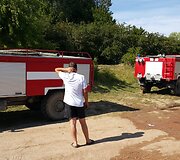 Tauragės urėdijos gaisrinė buvo panirusi po vandeniu