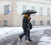 Į Vilnių sugrįžo balta žiema