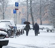 Į Vilnių sugrįžo balta žiema