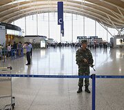 &Scaron;anchajaus oro uoste sprogus fejerverkams yra sužeistųjų
