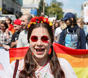 Kijeve įvyko gėjų paradas
