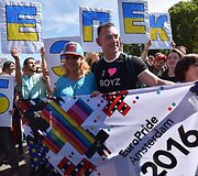 Kijeve įvyko gėjų paradas