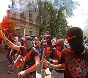 Kijeve įvyko gėjų paradas