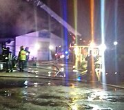 &Scaron;vedijoje sudegė sandėlis, kuriame gyveno lietuviai emigrantai