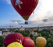 Per Lietuvą oro balionu