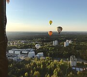 Per Lietuvą oro balionu