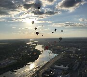 Per Lietuvą oro balionu